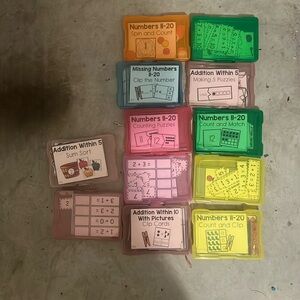 Bundle of math activity boxes